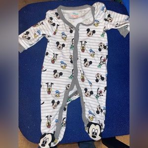 Baby Disney mickey mouse footie